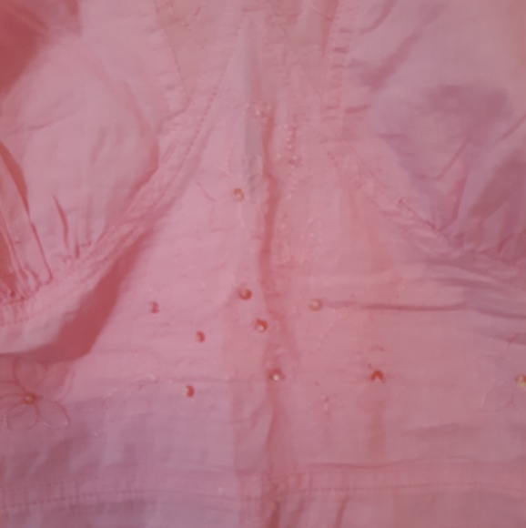 Lane Bryant embroidery lace sequin top 18/20 *C5 - Picture 5 of 5